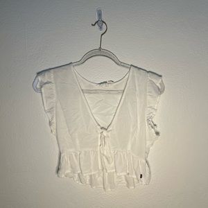 Roxy White Flowy Top